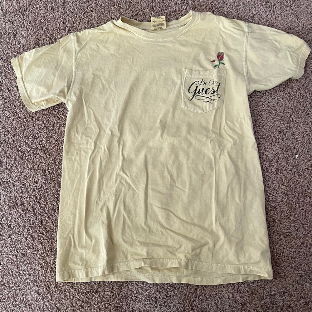 Beauty and the beast pocket tshirt